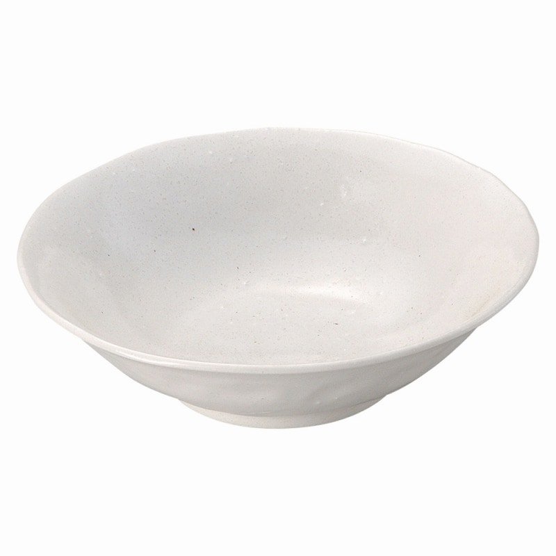 金正陶器 モダン　白釉クラフト5.0浅鉢 1個（ご注文単位1個）【直送品】