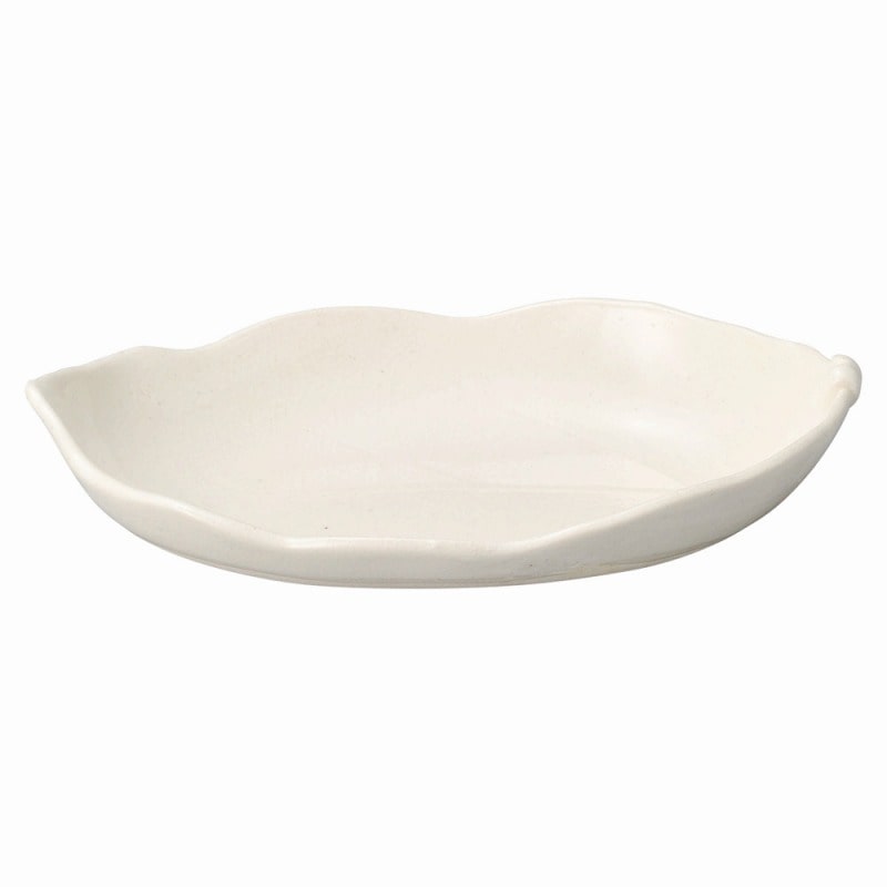 金正陶器 手造りモダン粉引 リーフボール 1個(ご注文単位1個)【直送品】