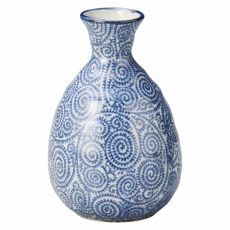 金正陶器 古染め蛸唐草 2号徳利 1個(ご注文単位1個)【直送品】