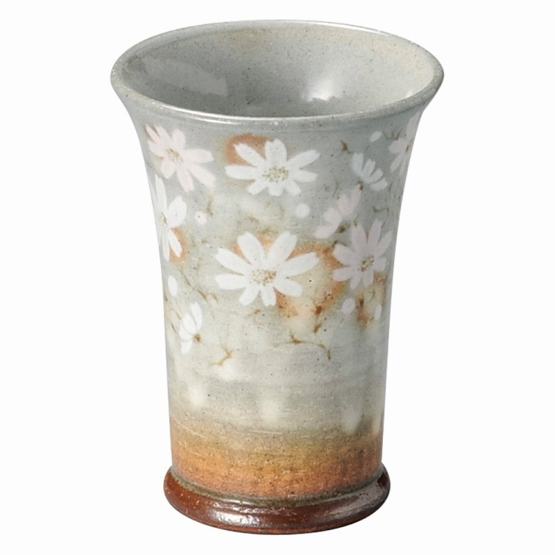 金正陶器 御本手秋桜花(コスモス) ビアカップ 1個(ご注文単位1個)【直送品】