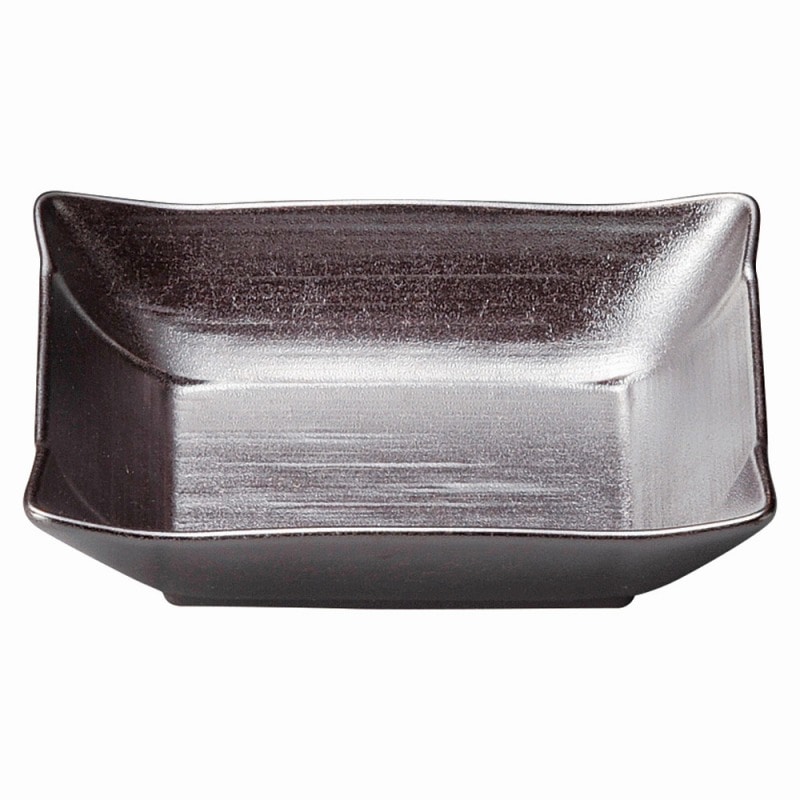 金正陶器 こより（シルバー＆パール）　中鉢（シルバー） 1個（ご注文単位1個）【直送品】