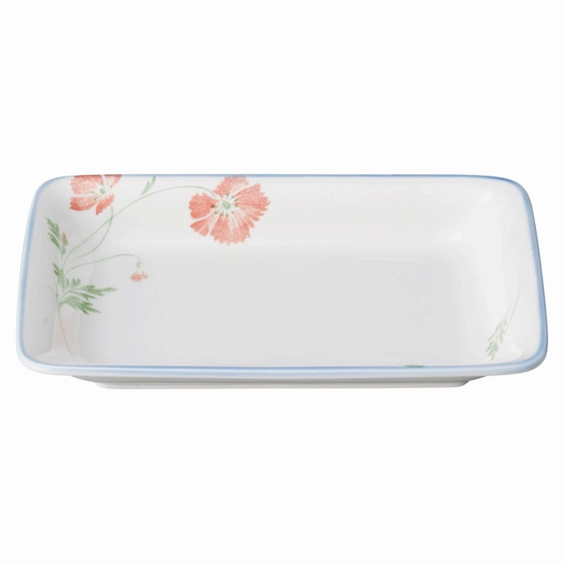 金正陶器 マーガレット（強化）　長角皿（小） 1個（ご注文単位1個）【直送品】