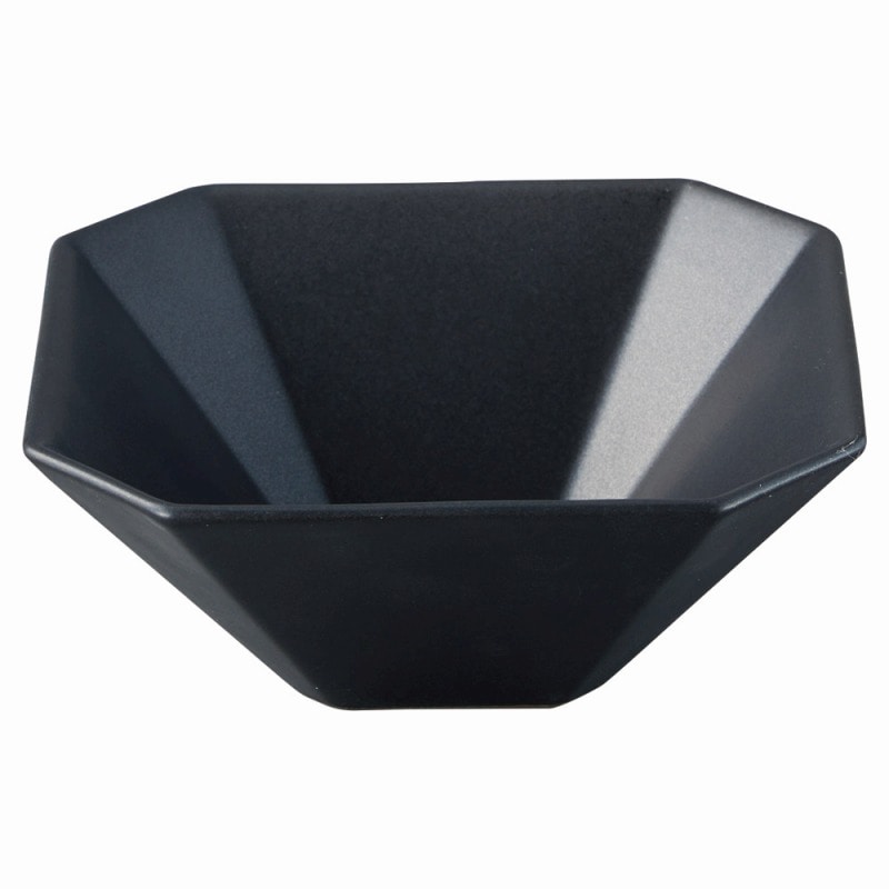 金正陶器 デプレ ブラック八角ボウル 1個(ご注文単位1個)【直送品】