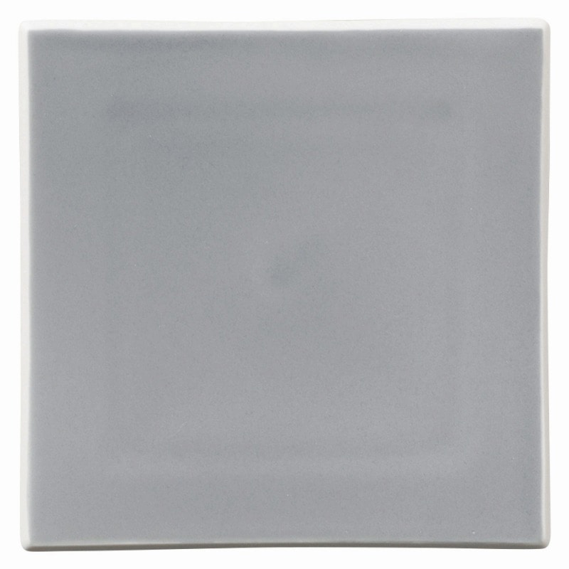 金正陶器 アーバングレー(カルマグレーマット) 13cmスクエアープレート 1個(ご注文単位1個)【直送品】