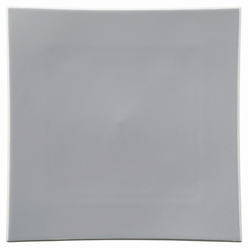 金正陶器 アーバングレー(カルマグレーマット) 25cmスクエアープレート 1個(ご注文単位1個)【直送品】