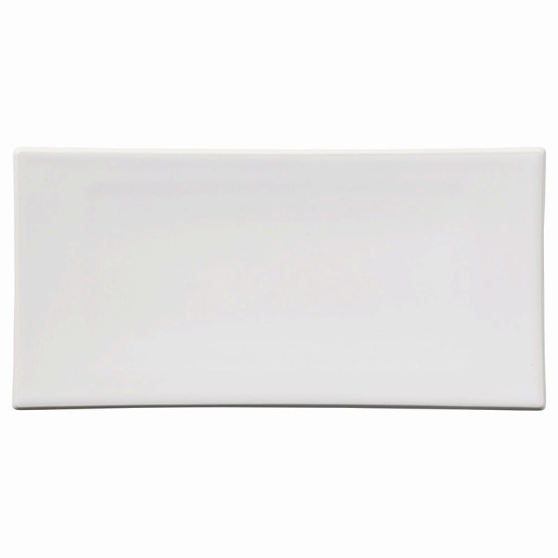 金正陶器 スノーホワイト(カルマホワイト) 26cm長角皿 1個(ご注文単位1個)【直送品】