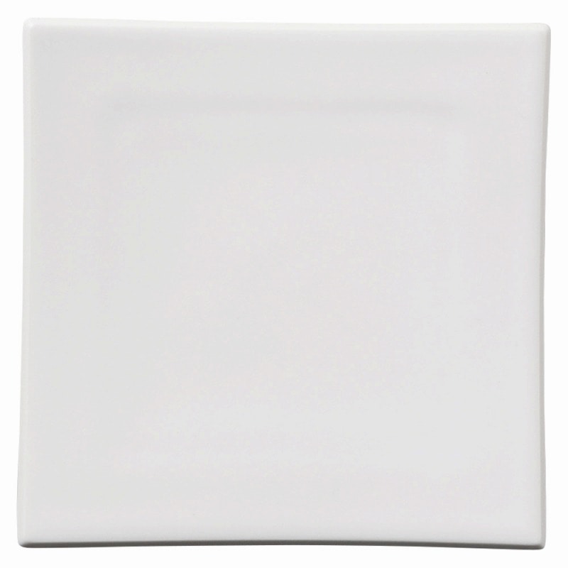 金正陶器 スノーホワイト(カルマホワイト) 16cmスクエアープレート 1個(ご注文単位1個)【直送品】