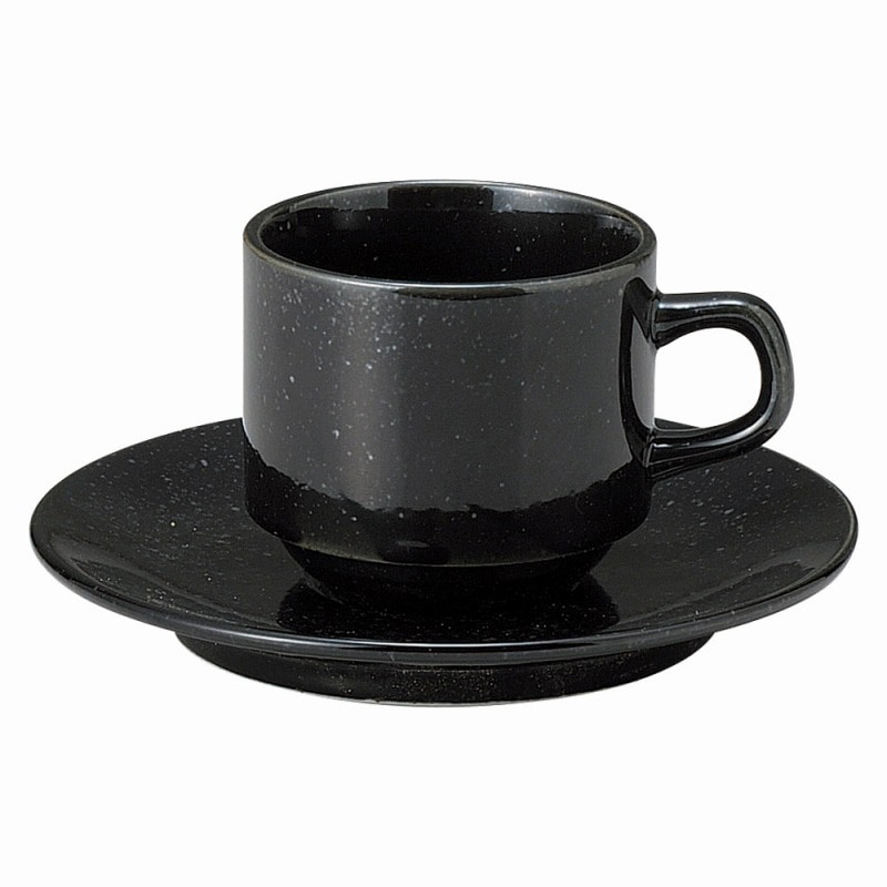 金正陶器 黒御影　スタックコーヒー碗 ※カップ単品のみ 1個（ご注文単位1個）【直送品】