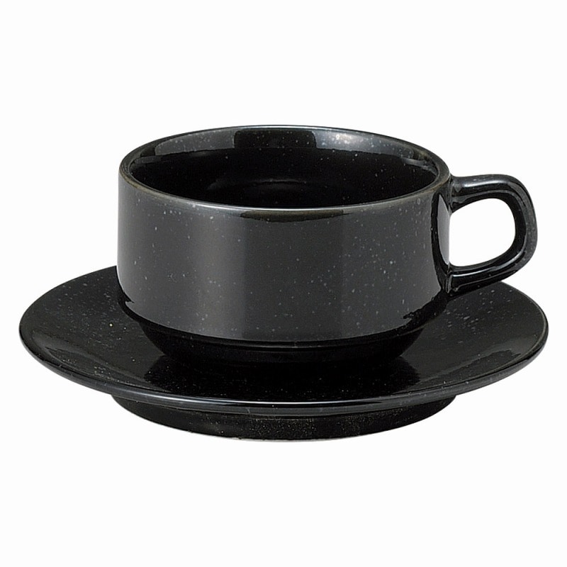 金正陶器 黒御影　スタックカプチーノ碗 ※カップ単品のみ 1個（ご注文単位1個）【直送品】
