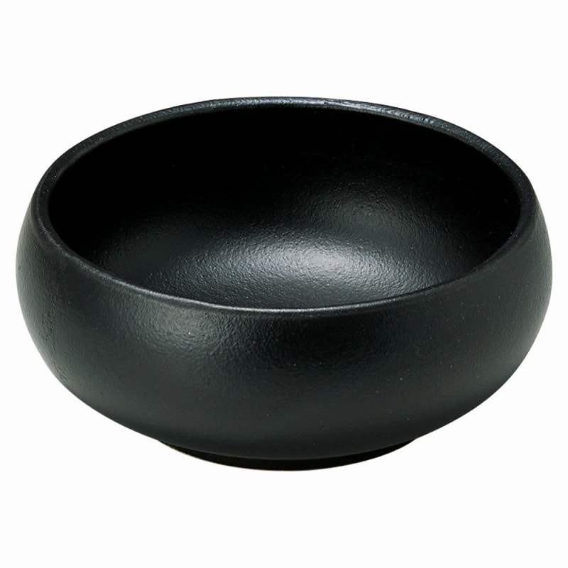 金正陶器 コロン 黒マット オーブンボウル 1個(ご注文単位1個)【直送品】