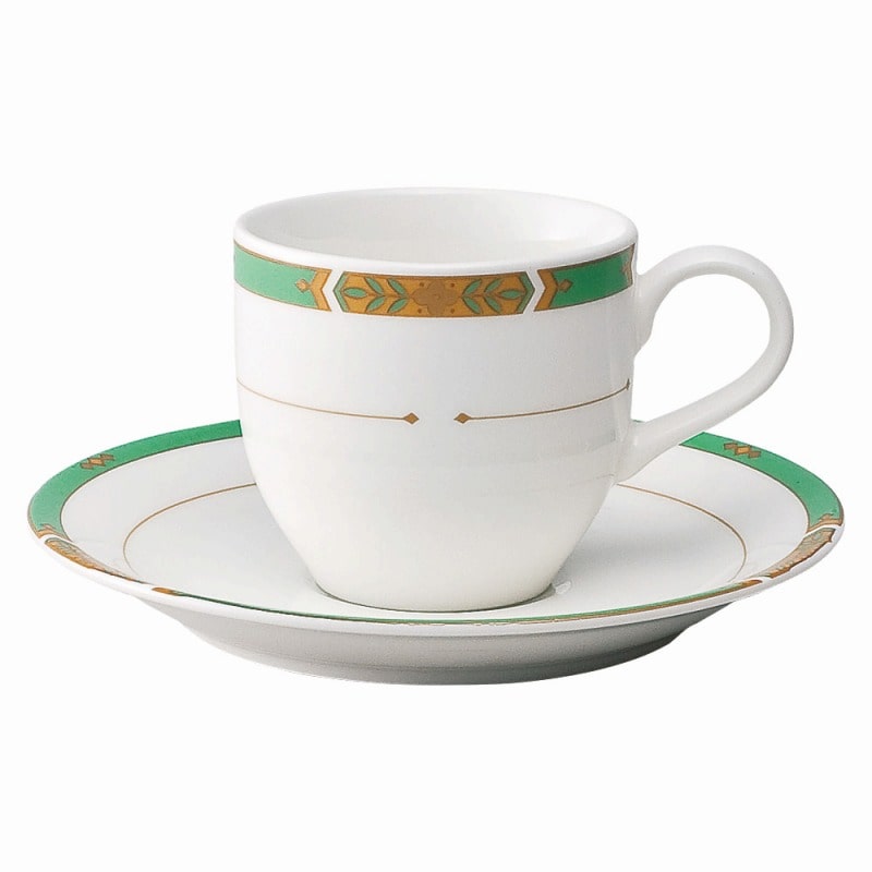 金正陶器 グリーンアロー（強化）　新コーヒー碗のみ ※カップ単品のみ 1個 (ご注文単位1個) 【直送品】