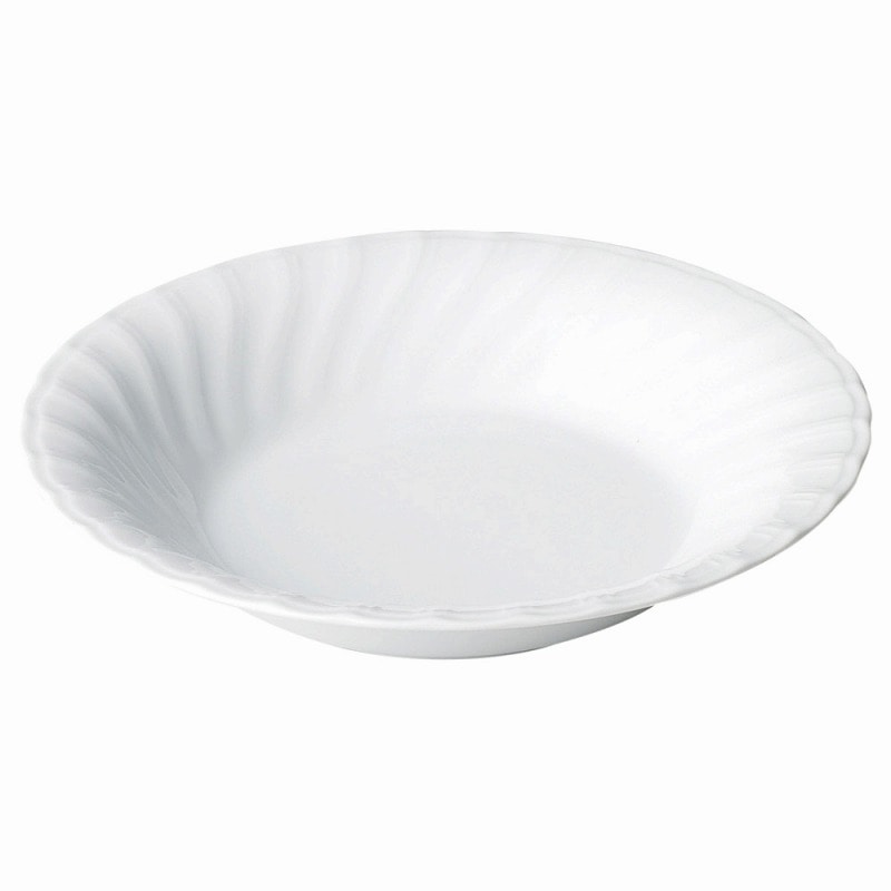 金正陶器 KWホワイト 9吋スープ皿 1個(ご注文単位1個)【直送品】