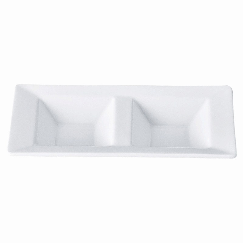 金正陶器 SQ ピュアホワイト 2連菜 1個(ご注文単位1個)【直送品】