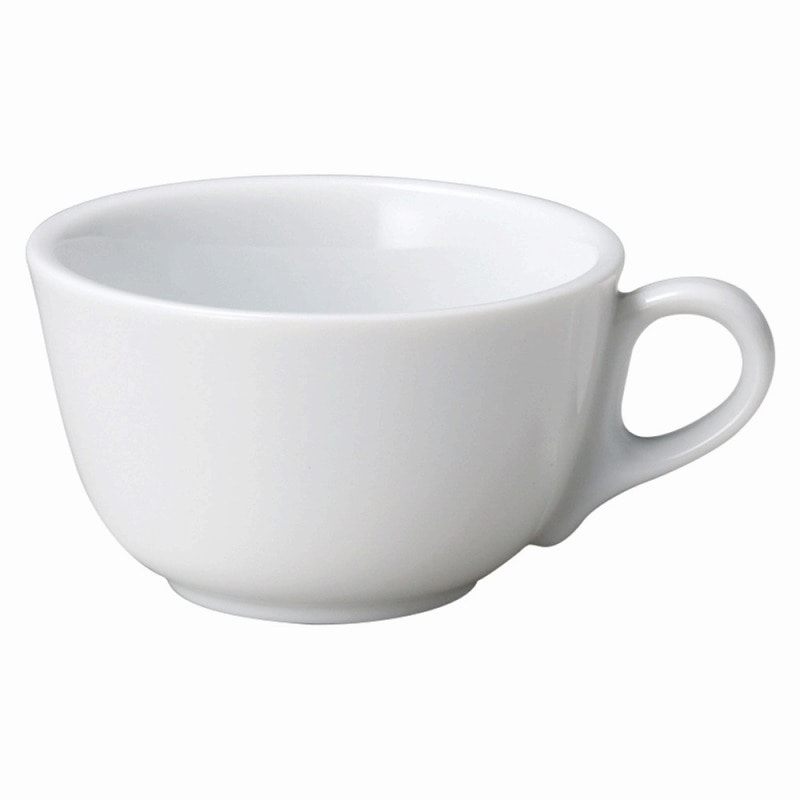 金正陶器 白磁マーレ カプチーノカップ ※カップ単品のみ 1個 (ご注文単位1個) 【直送品】