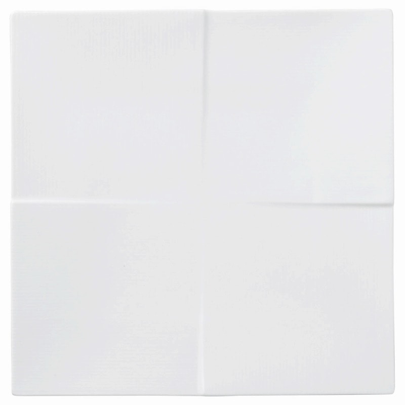 金正陶器 白磁 CALM19cmプレート 1個(ご注文単位1個)【直送品】