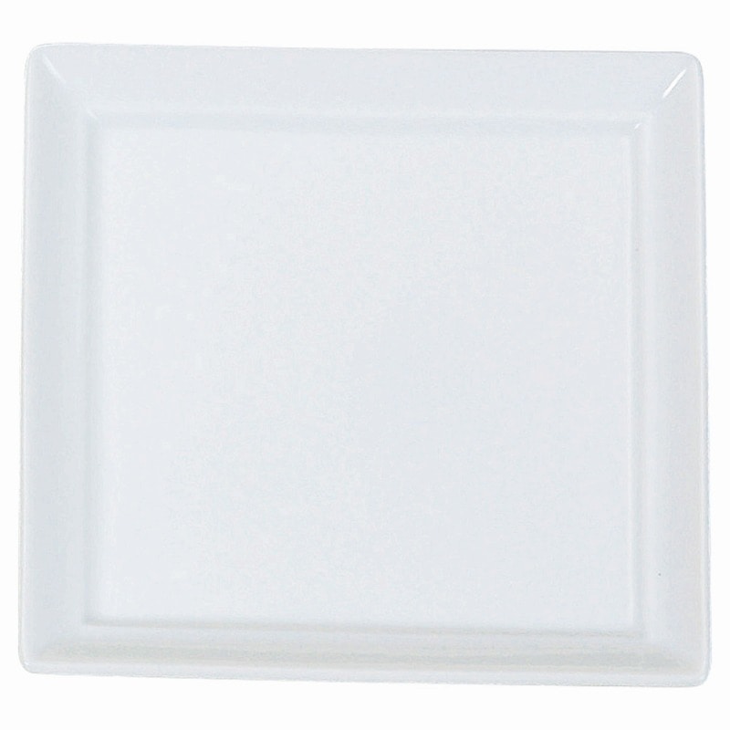 金正陶器 白磁 オードブル10cm四角皿 1個(ご注文単位1個)【直送品】