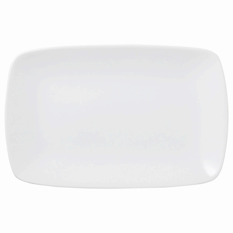 金正陶器 BPホワイト 角9吋プラター 1個(ご注文単位1個)【直送品】