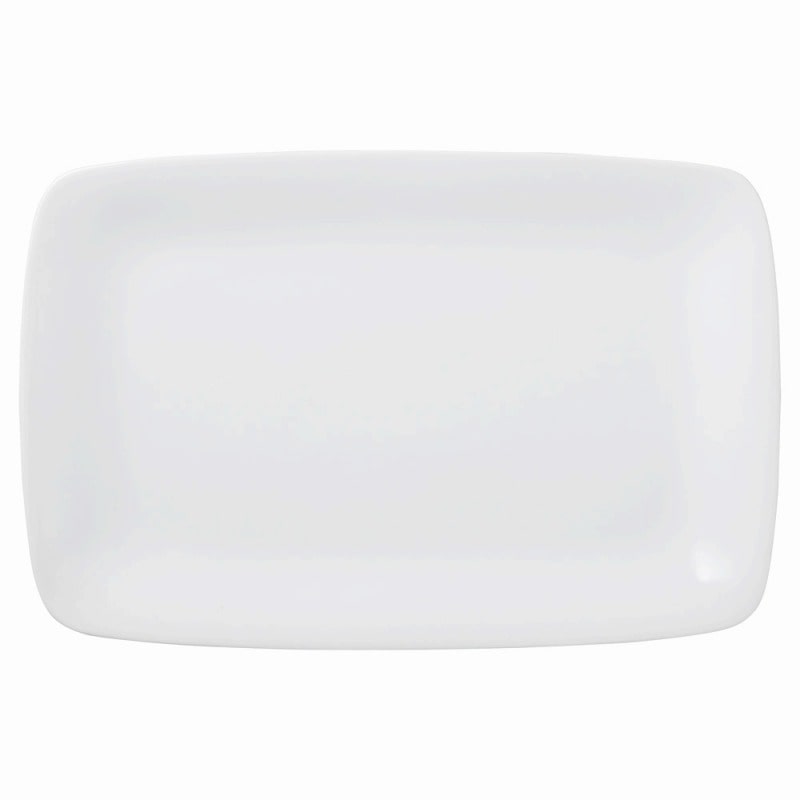 金正陶器 BPホワイト 角12吋プラター 1個(ご注文単位1個)【直送品】