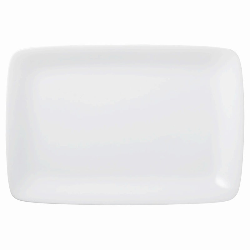 金正陶器 BPホワイト 角14吋プラター 1個(ご注文単位1個)【直送品】