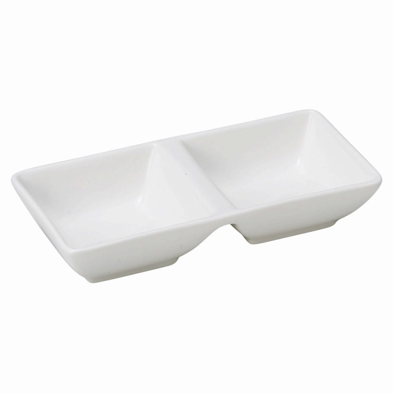 金正陶器 フォルムリンツ・(K364) ディバイドプレート 2ホール 1個(ご注文単位1個)【直送品】