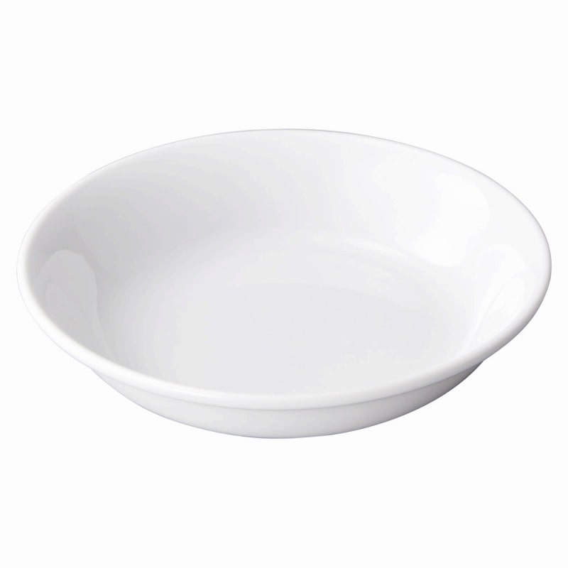 金正陶器 ローマホワイト 6.5吋メタ深皿 1個(ご注文単位1個)【直送品】