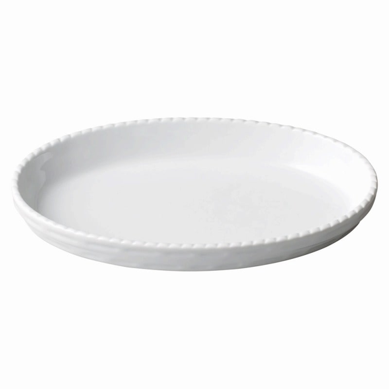 金正陶器 VASSANO BUFFET 白磁 スタック楕円型38cm 1個(ご注文単位1個)【直送品】