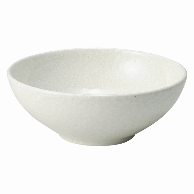 金正陶器 白粉引(黒い斑点) 20cmボール 1個(ご注文単位1個)【直送品】