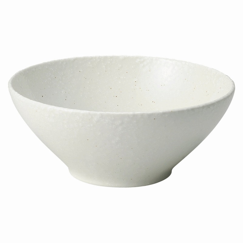 金正陶器 白粉引(黒い斑点) 21cmボール 1個(ご注文単位1個)【直送品】