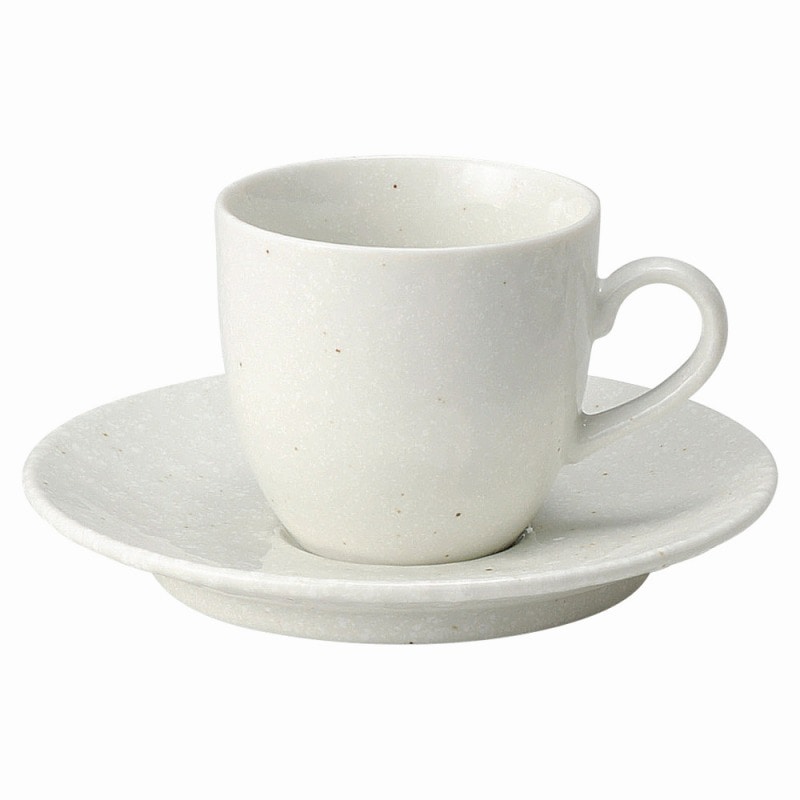 金正陶器 白粉引（黒い斑点）　コーヒー碗 ※カップ単品のみ 1個（ご注文単位1個）【直送品】