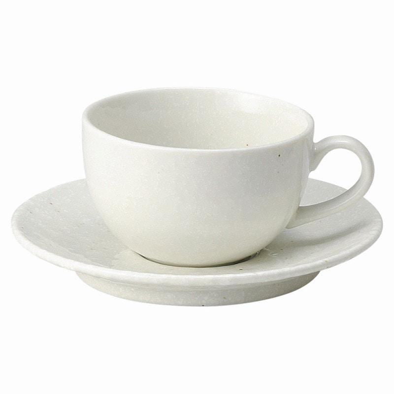 金正陶器 白粉引（黒い斑点）　カプチーノ碗 ※カップ単品のみ 1個（ご注文単位1個）【直送品】