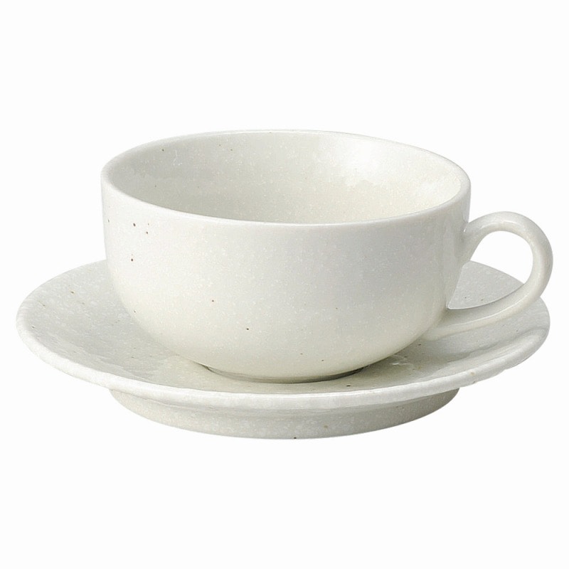 金正陶器 白粉引（黒い斑点）　スープ碗 ※カップ単品のみ 1個（ご注文単位1個）【直送品】