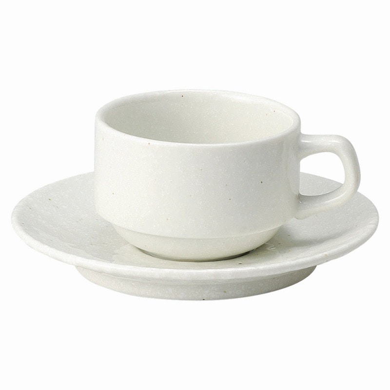 金正陶器 白粉引（黒い斑点）　スタック兼用碗 ※カップ単品のみ 1個（ご注文単位1個）【直送品】