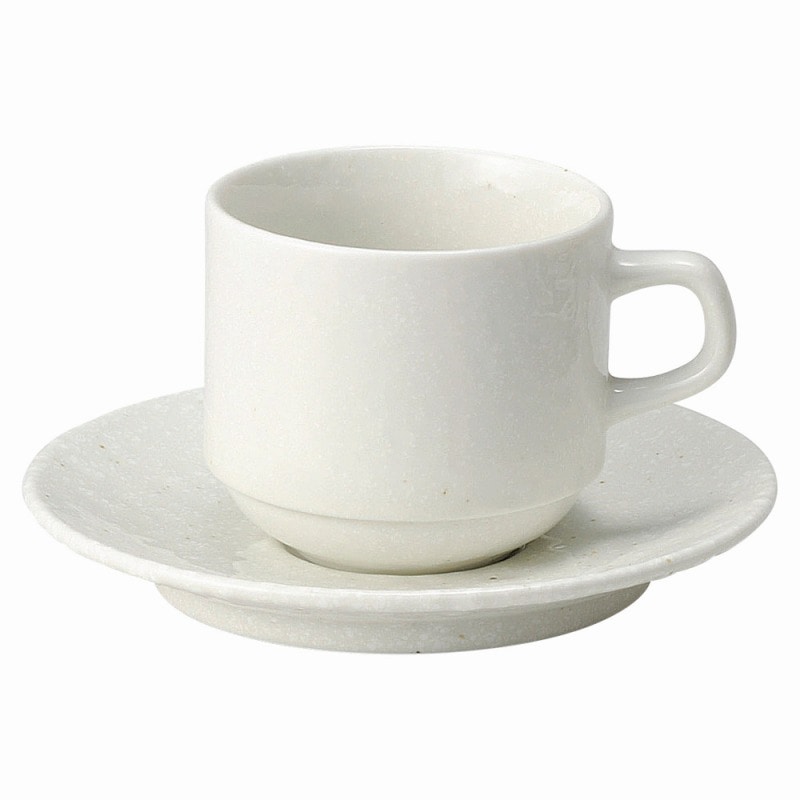 金正陶器 白粉引（黒い斑点）　スタックアメリカン碗 ※カップ単品のみ 1個（ご注文単位1個）【直送品】