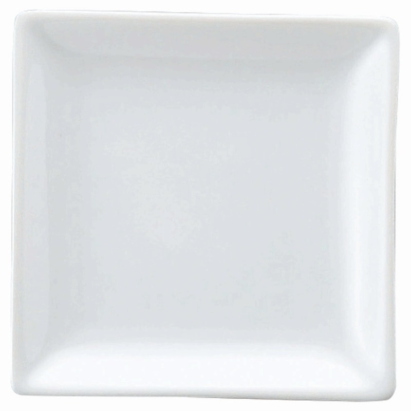 金正陶器 スタイルRC 白9cm角皿 1個(ご注文単位1個)【直送品】