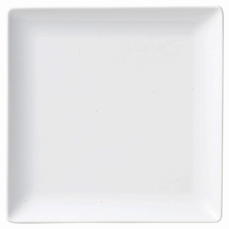 金正陶器 スタイルRC 白22cm角皿 1個(ご注文単位1個)【直送品】