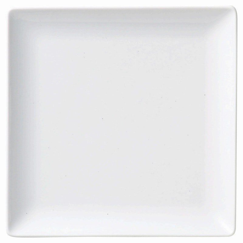 金正陶器 スタイルRC 白24cm角皿 1個(ご注文単位1個)【直送品】