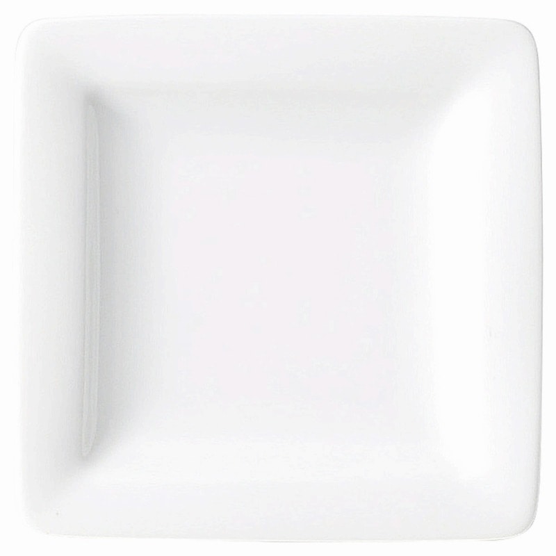 金正陶器 レーラホワイト 11cm正角皿 1個(ご注文単位1個)【直送品】