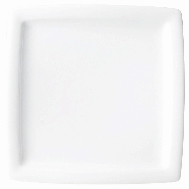 金正陶器 レーラホワイト 21cm正角皿 1個(ご注文単位1個)【直送品】