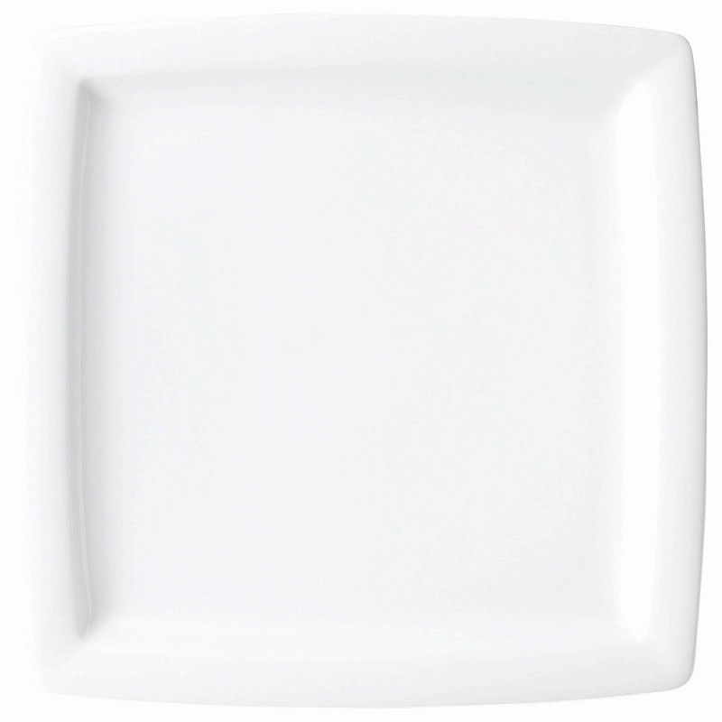 金正陶器 レーラホワイト 26cm正角皿 1個(ご注文単位1個)【直送品】