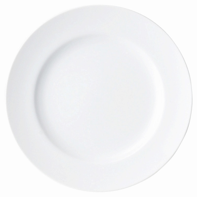 金正陶器 スインホワイト　8吋プレート 1個（ご注文単位1個）【直送品】