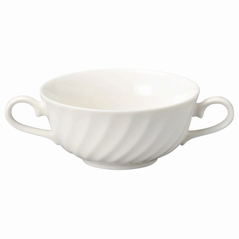 金正陶器 NSウェーブ(強化) 両手スープカップ 1個(ご注文単位1個)【直送品】
