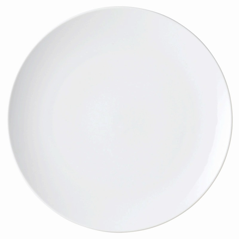 金正陶器 アイリス（ホワイト）　28cm皿 1個（ご注文単位1個）【直送品】