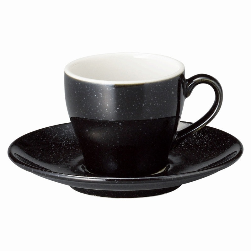 金正陶器 アイリス（ブラック）　エスプレッソ碗 1個 ※カップ単品のみ（ご注文単位1個）【直送品】