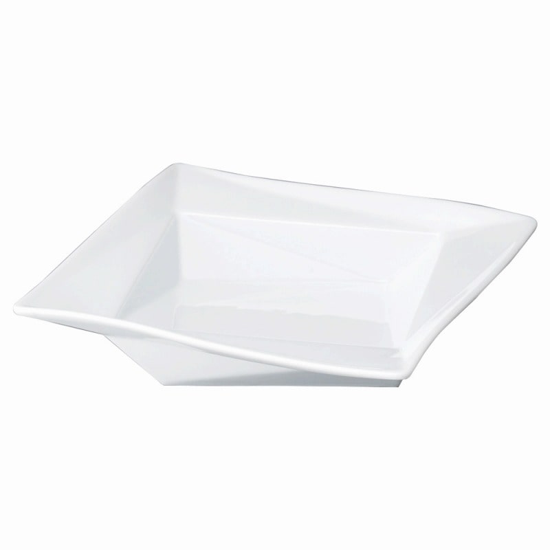 金正陶器 白磁折り紙 21cmスープ 1個(ご注文単位1個)【直送品】