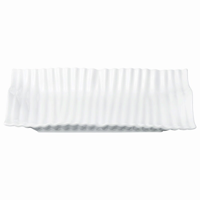 金正陶器 ウェーブ 40cm長角皿 1個(ご注文単位1個)【直送品】