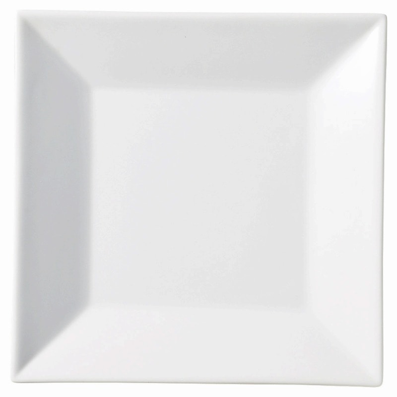 金正陶器 ホワイトスクエアー 20cm四角皿 1個(ご注文単位1個)【直送品】