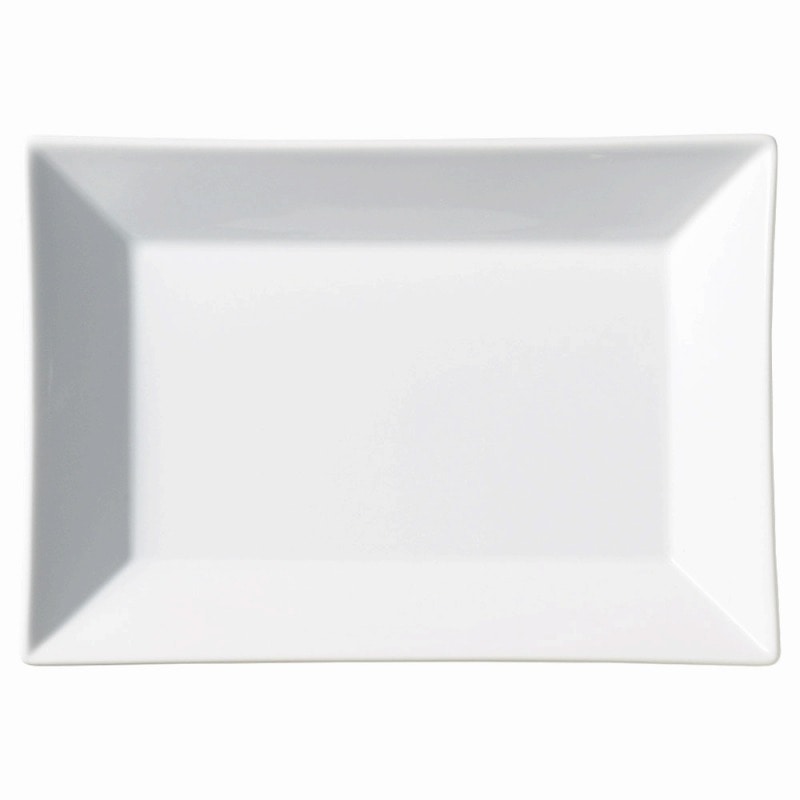 金正陶器 ホワイトスクエアー 24cm長角皿 1個(ご注文単位1個)【直送品】