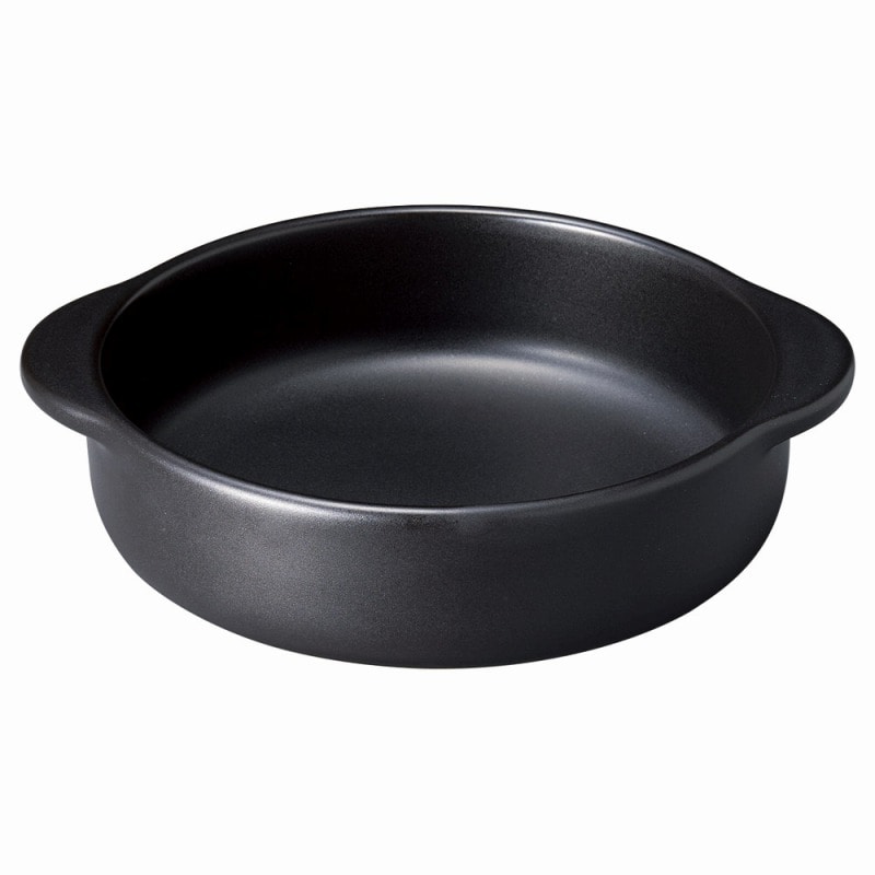 金正陶器 ブラックセラム 丸リゾット 1個(ご注文単位1個)【直送品】