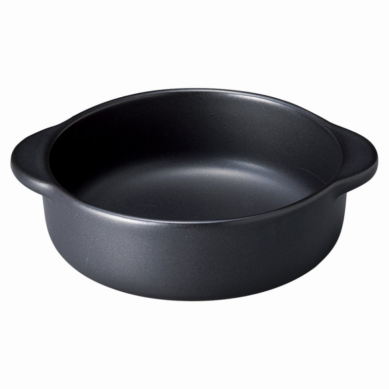 金正陶器 ブラックセラム 丸ドリア 1個(ご注文単位1個)【直送品】