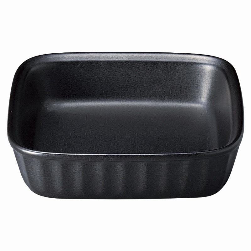 金正陶器 ブラックセラム 正角ラザニア 1個(ご注文単位1個)【直送品】